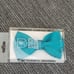 Stacy Adams turquoise bow tie