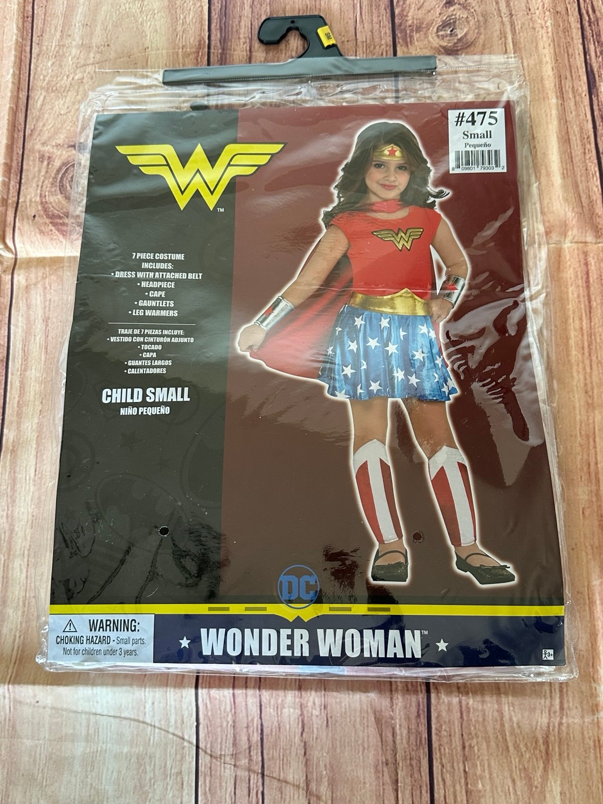 DC Comics Wonder Woman girl costume size S 4-6