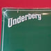 Underberg Advertisement Tin Sign With 5 Underberg Cap Magnets 15.5 x11.5