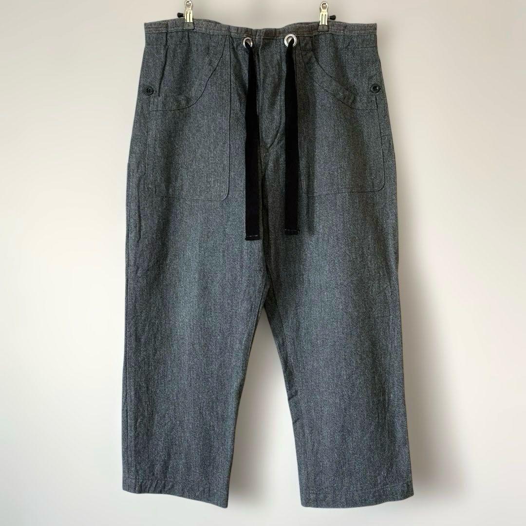 ## Excellent Condition Vintage Swiss Army Green Denim Easy Pants Remake Size 52