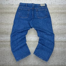 Redhead Jeans Baggy Wide Leg Fit Dark Wash Denim