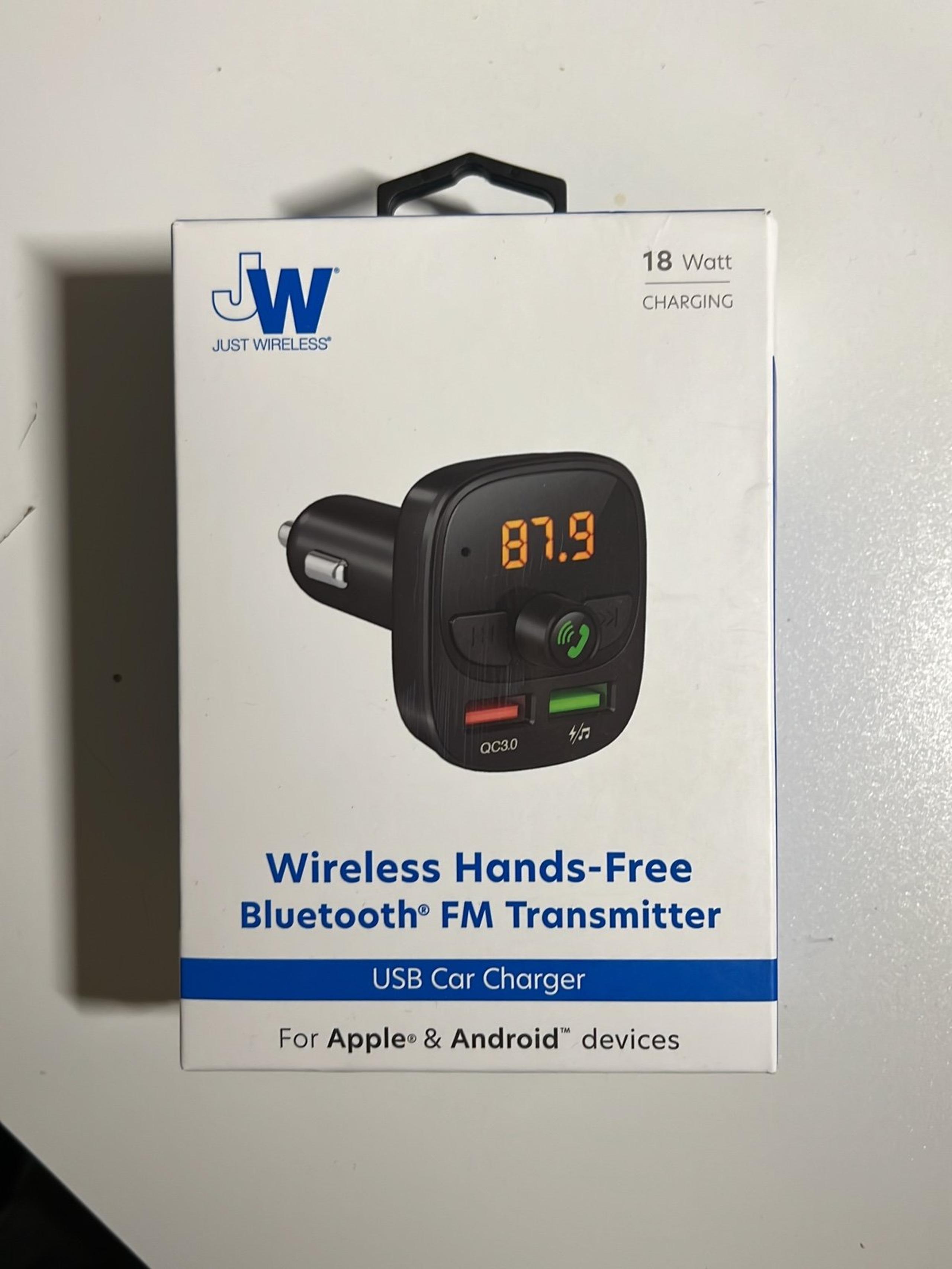 Wireless Hands-free Bluetooth FM Transmitter