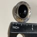 VINTAGE SOUTHWEST STERLING AND BLACK ONYX CLIP ON EARRINGS