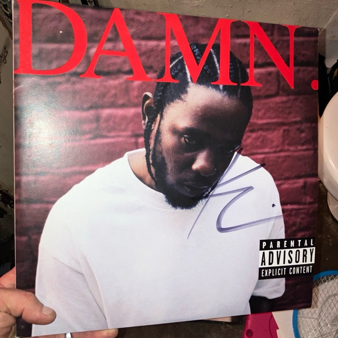 Autographed kendrick lamar vinyl