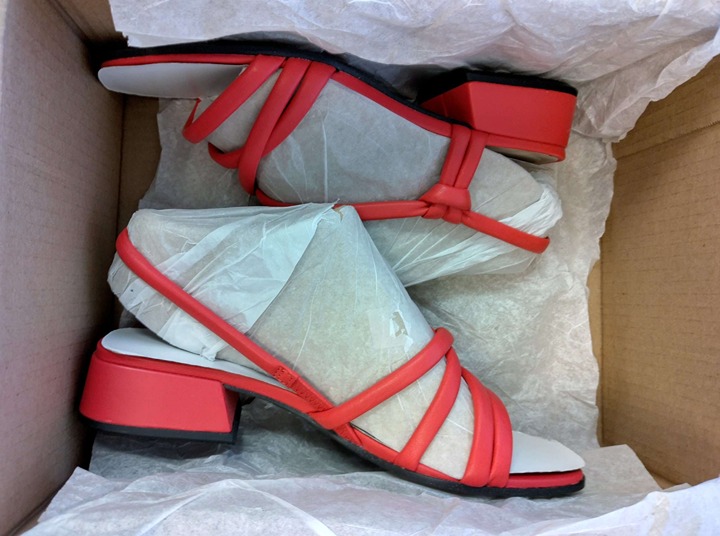 ECCO Women's Elevate Square Toe Strap Heeled Sandal(US 7-7.5)(Like New/Excellent