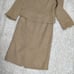 【Excellent Condition】 BURBERRY LONDON Wool Silk Blend Suit with Fur