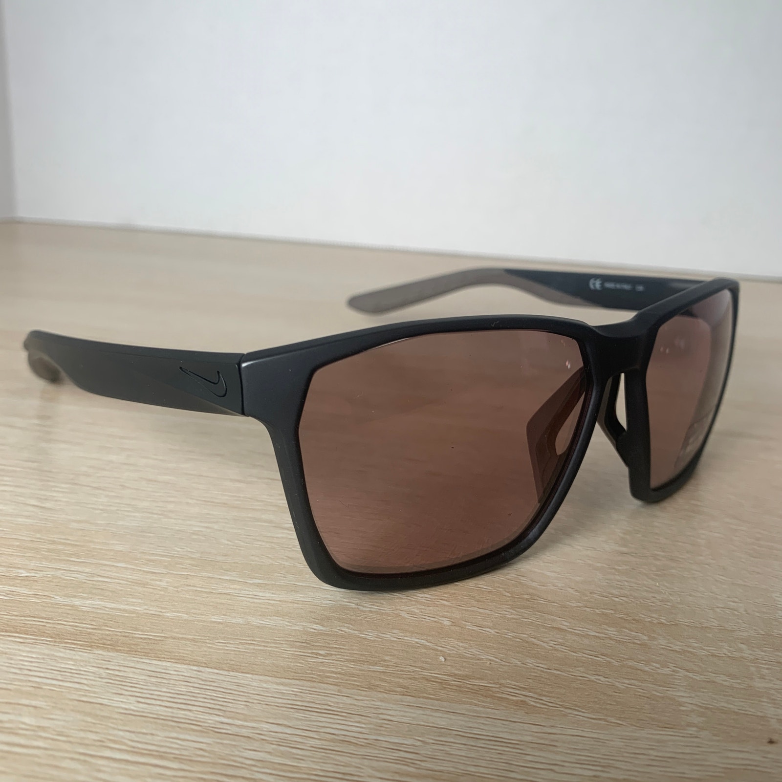 NEW Nike Maverick E EV1096 002 Sunglasses Black 59-15-145 #2 Made in Italy NWOT
