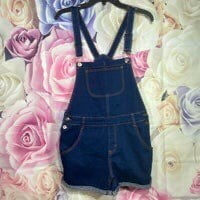 ModCloth denim short overalls sz MEDIUM