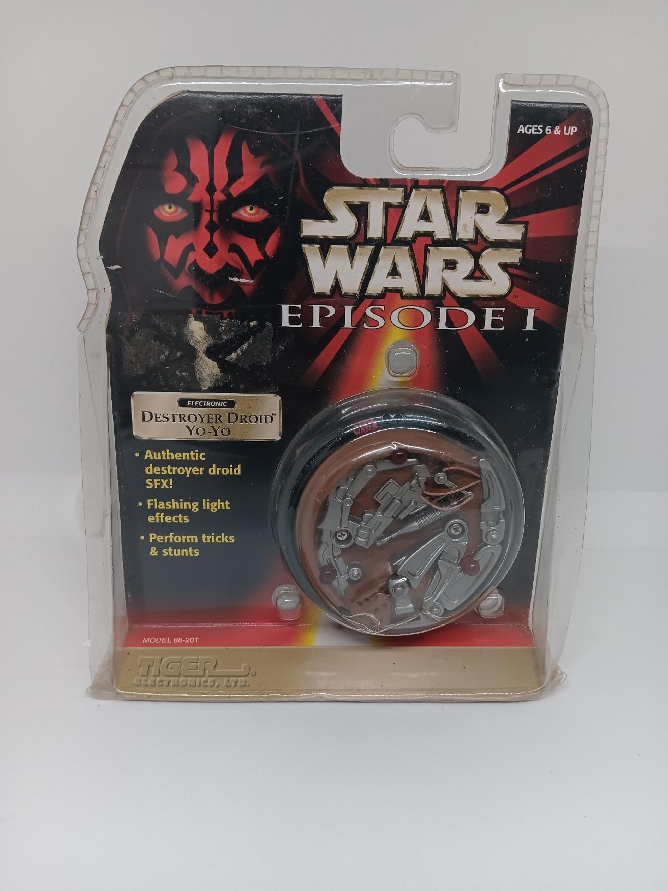 Star Wars Episode 1 Destroyer Droid Yo-Yo - Tiger Electronics VTG