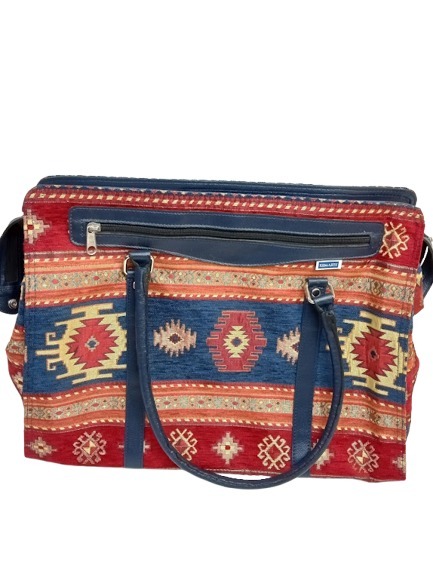 Kilim Art Womens Large Tote Travel Shoulder Bag Embroidered Turkish Art