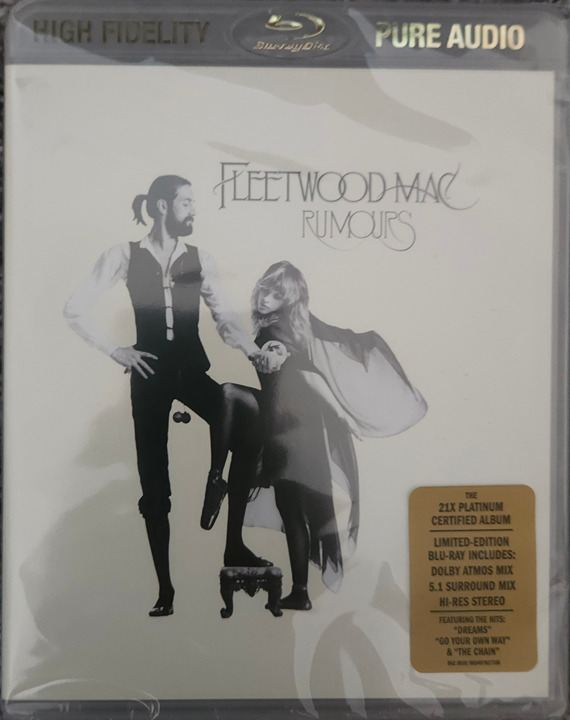 Fleetwood Mac Rumours Blu-Ray Audio Disc