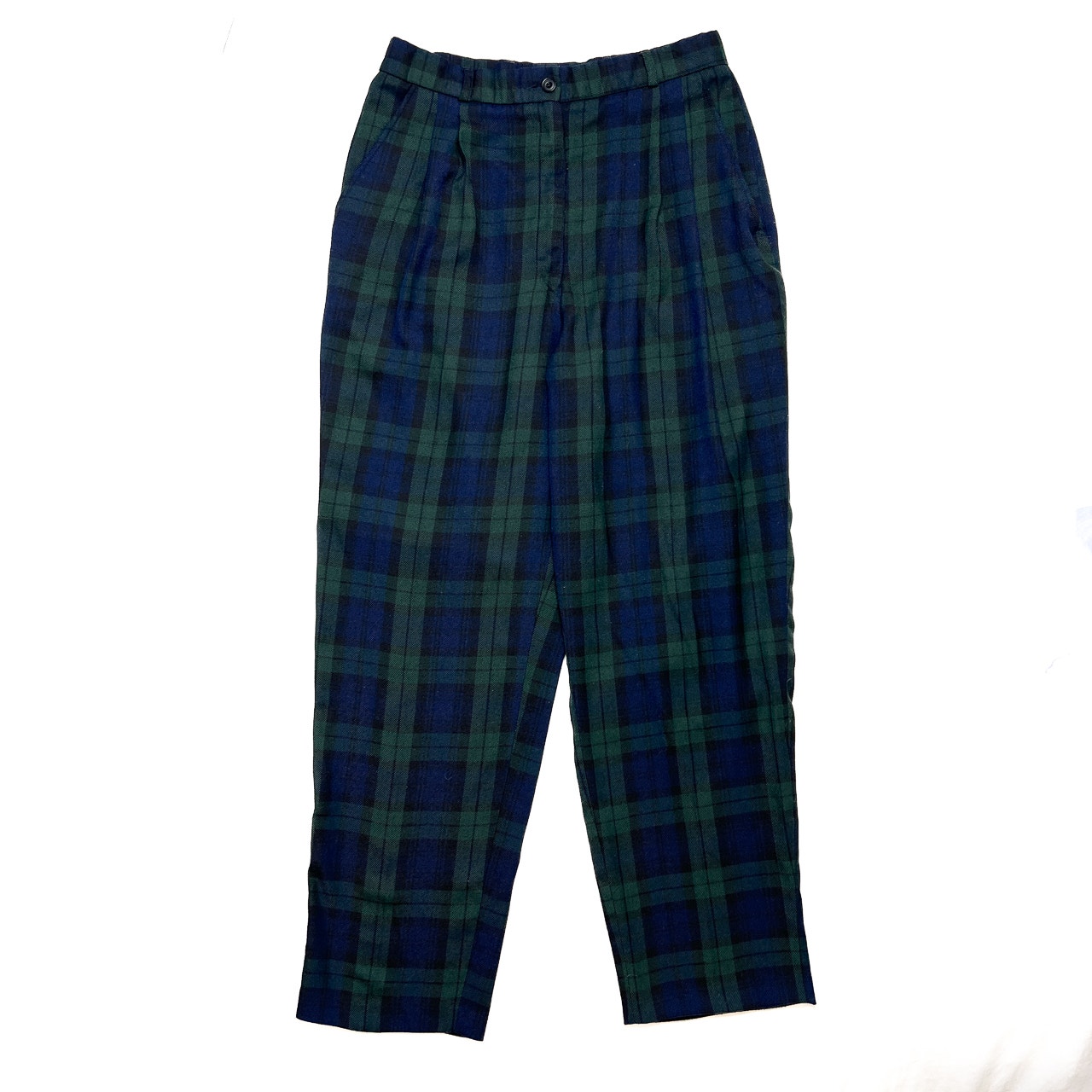 Hector Russell Kiltmaker Group Vintage Plaid Pants Wide Leg Trousers Women's 16