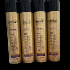 4X Suave Volume 24Hr Luxe Style Infusion Hairspray Firm Control #4 8.5oz
