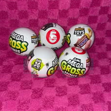 Zuru 5 Surprise Mega GROSS Minis Bundle LOT of (5) Balls