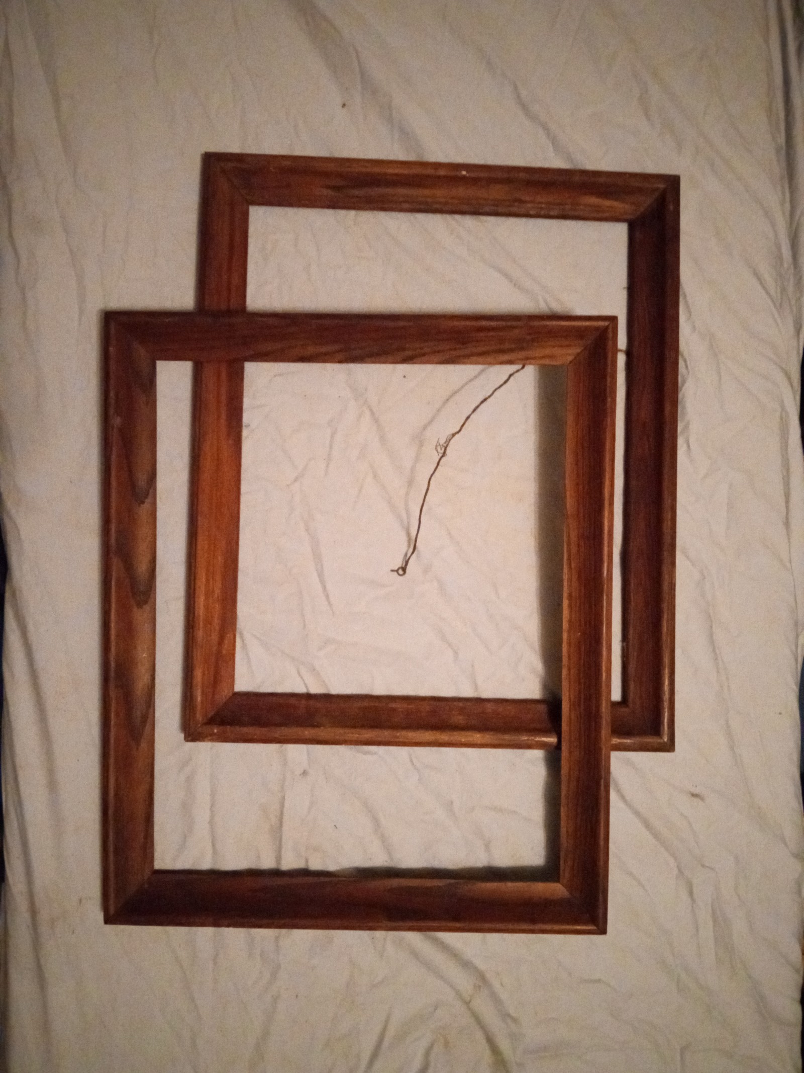 (2) 16x20 Oak picture/oil painting Frames vintage