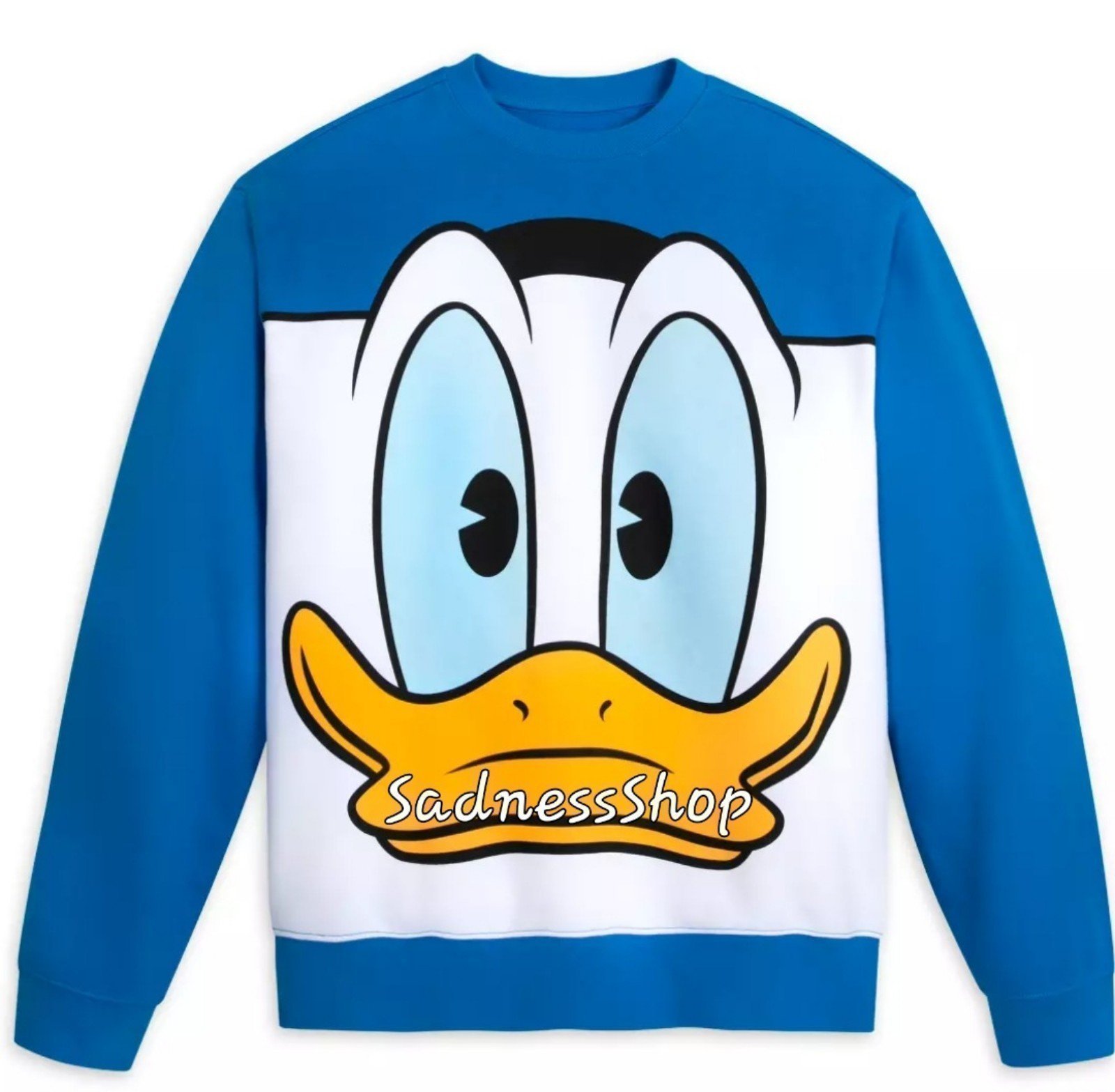 New Disney Par Donald Duck Pullover Sweatshirt SIZE LARGE