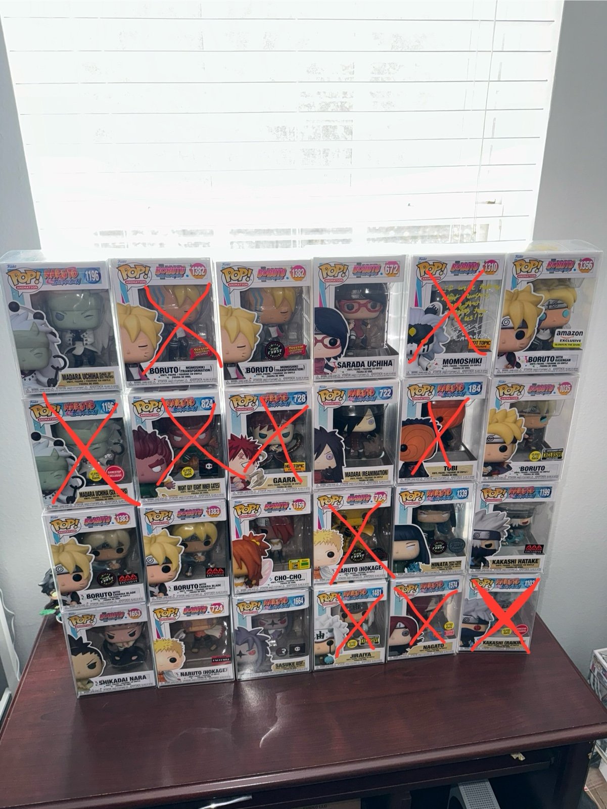 Naruto Boruto Funko Pop Lot (PRICES IN DESCRIPTION)