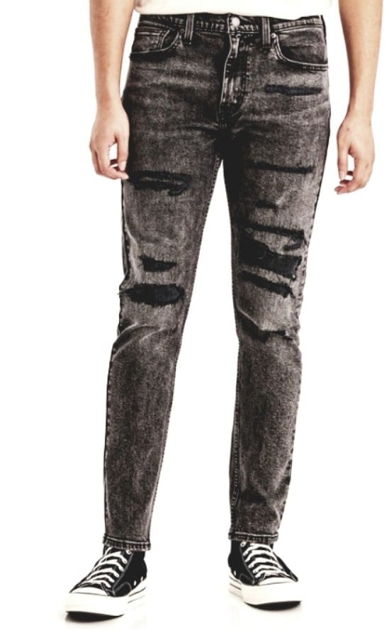 Levi's Men's 512 Slim Stretch RIP N Repair Jeans
