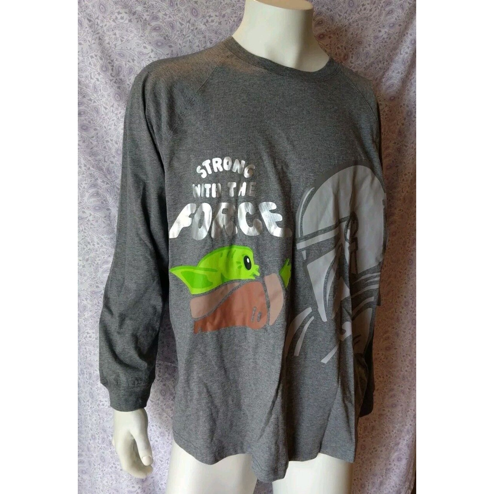 NIB ! Grogu and Din Djarin Pajama Set for Adults – Star Wars: The Mandalorian XL