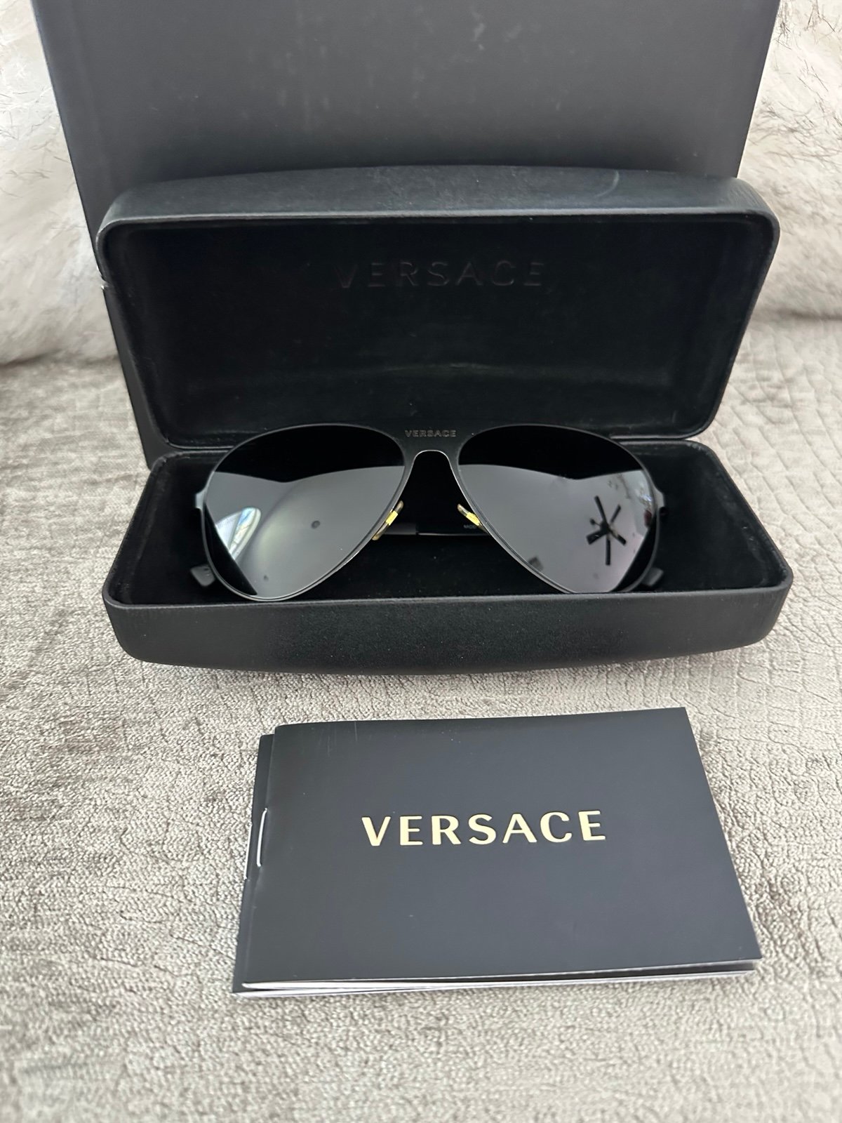 Men’s Versace Aviator Sunglasses
