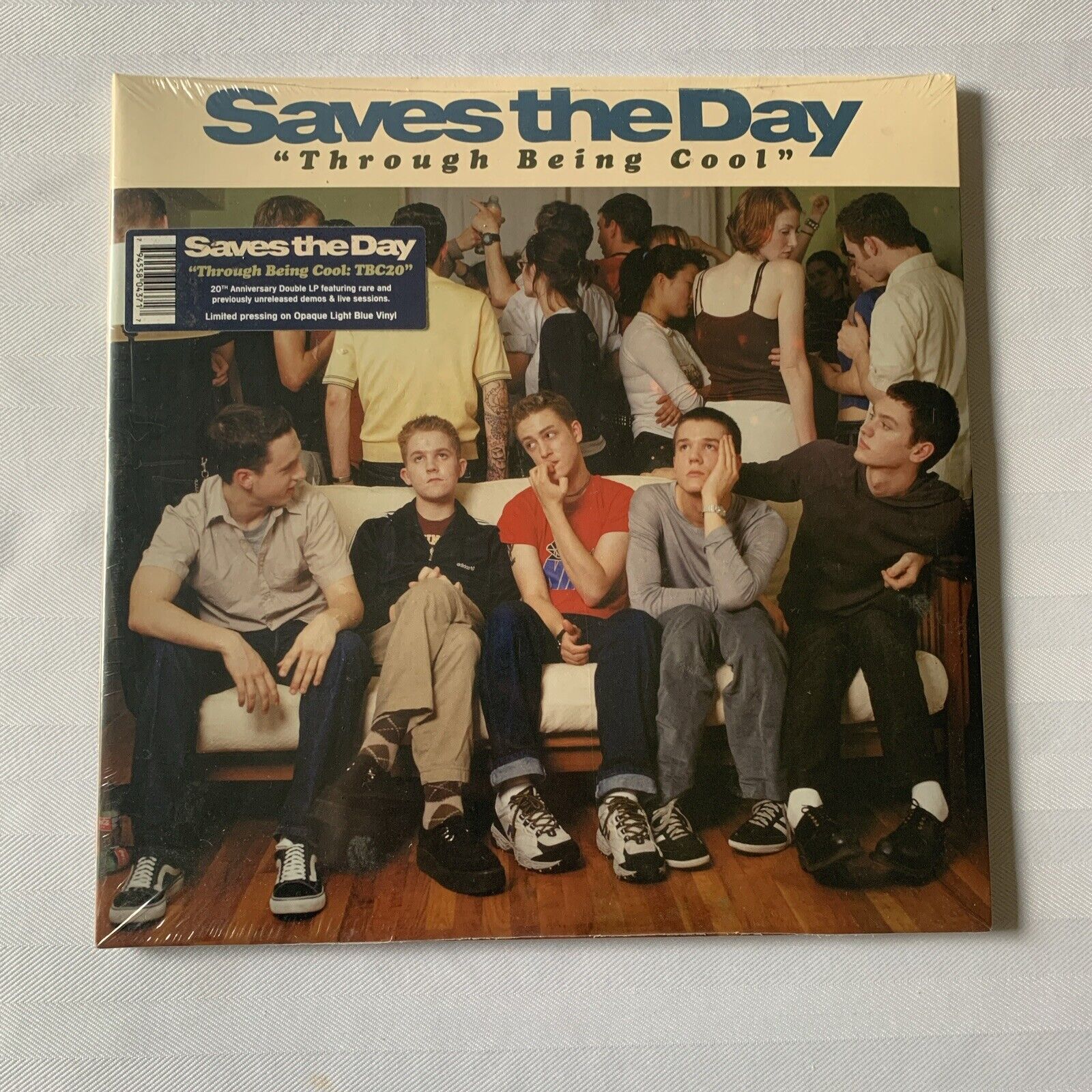 SAVES THE DAY - Through Being Cool, Ltd 20th Anni 2LP PINK SPLATTER VINYL New!