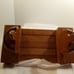 Hand-Crafted Wooden Sliding Adjustable Apple Bookends