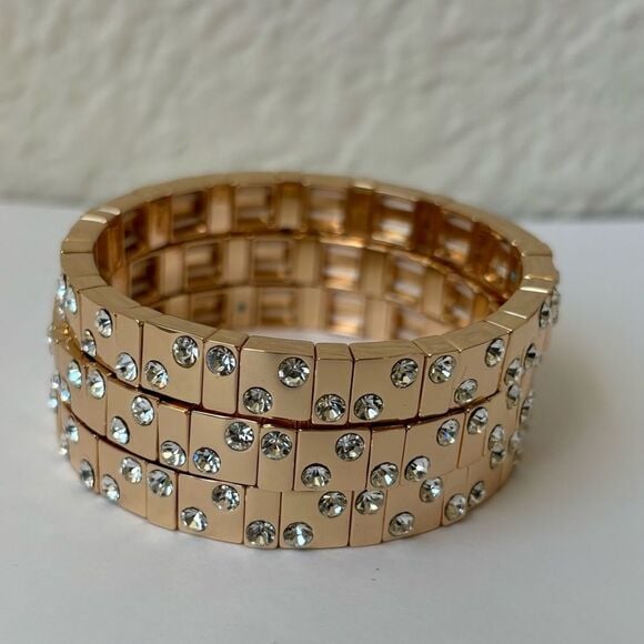 NWOT Roxanne assoulin set of three bracelets
