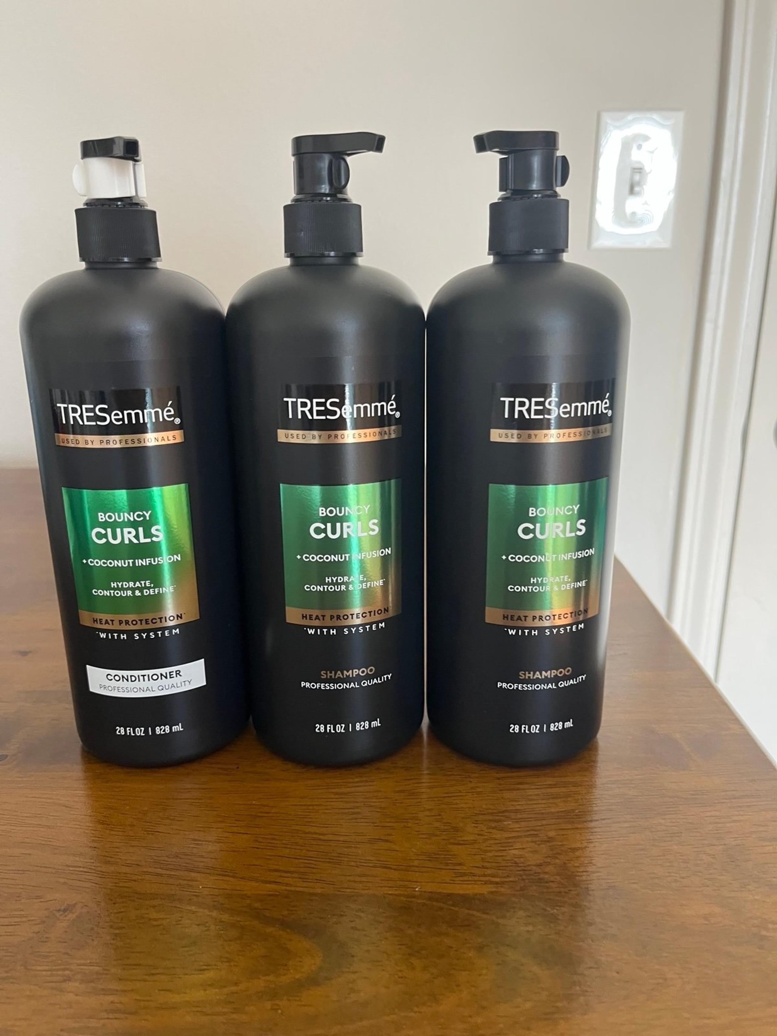 TREsemme shampoo and conditioner set : 2 shampoos ,1 conditioner