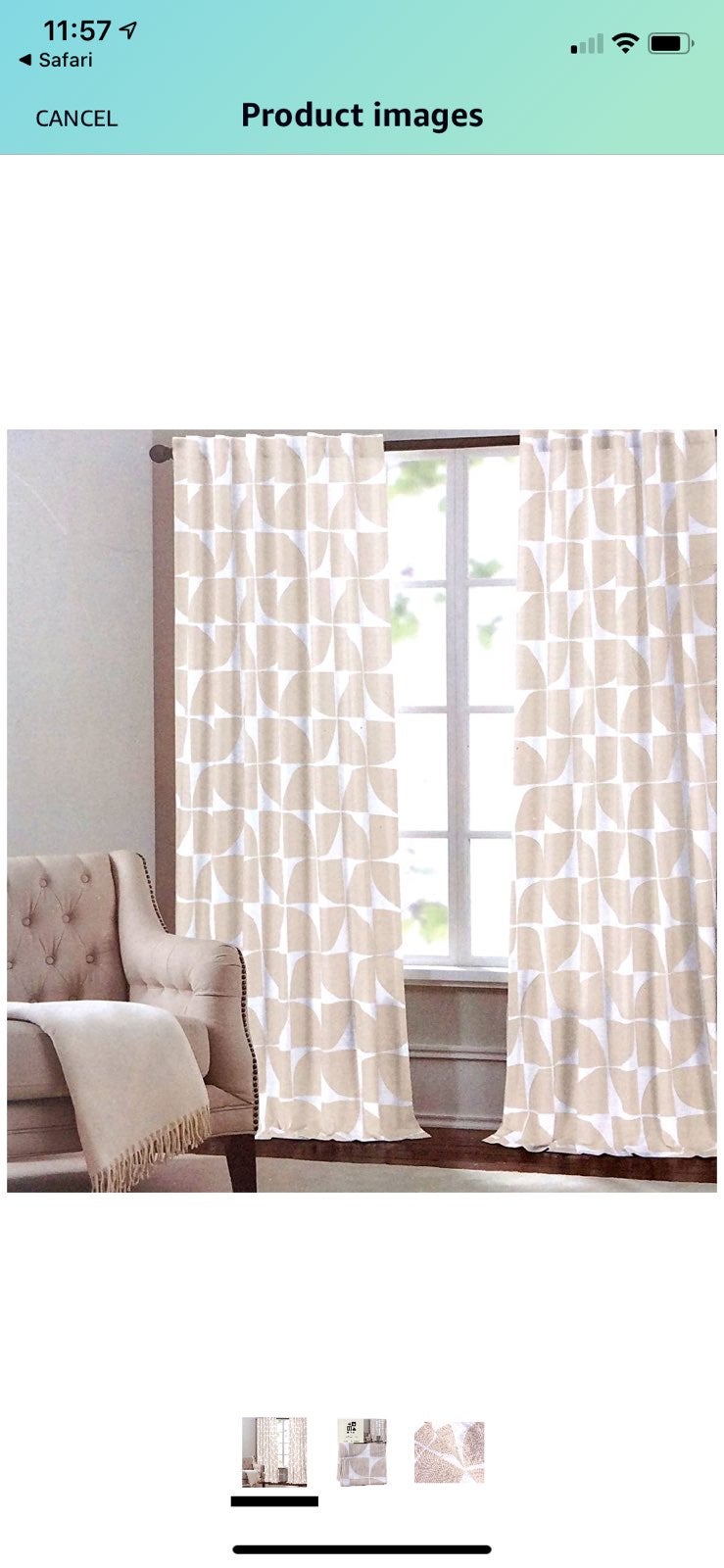 Max Studio Home pair of curtain panels