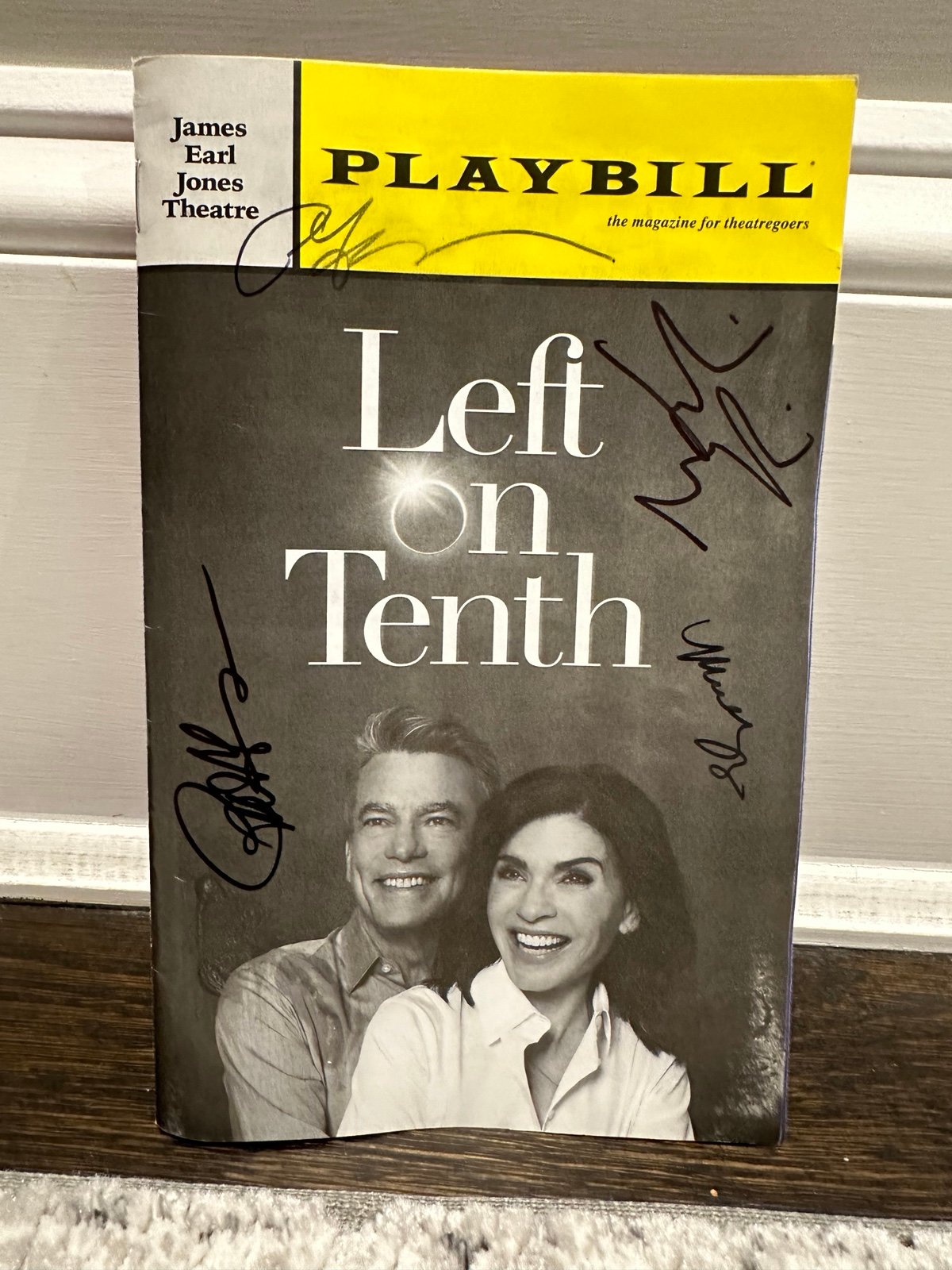 Left on Tenth Signed Broadway Playbill