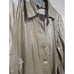 Vintage 80s Nutmeg Metallic Gold Oversized Coat Linen Blend Womens Plus 16 Retro