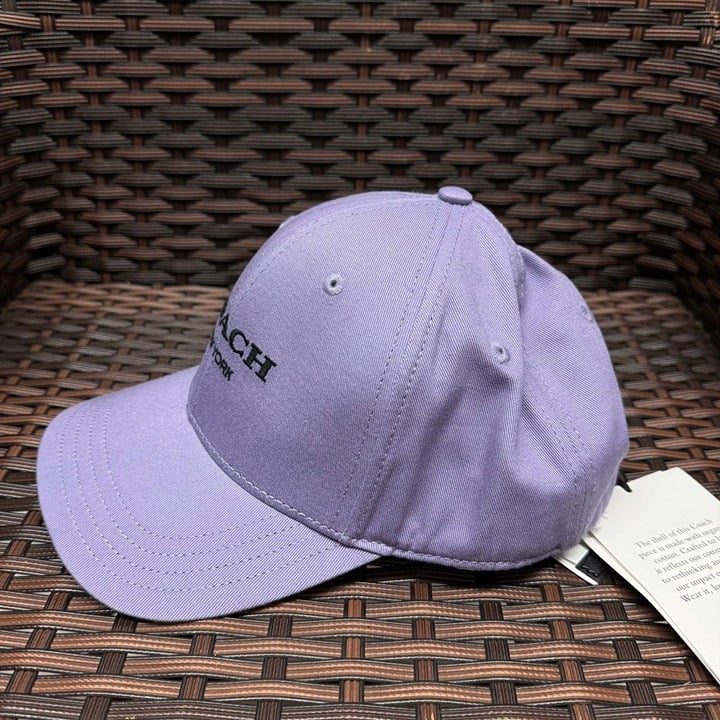 NWT Coach CH409 Outlet Embroidered Baseball Hat
