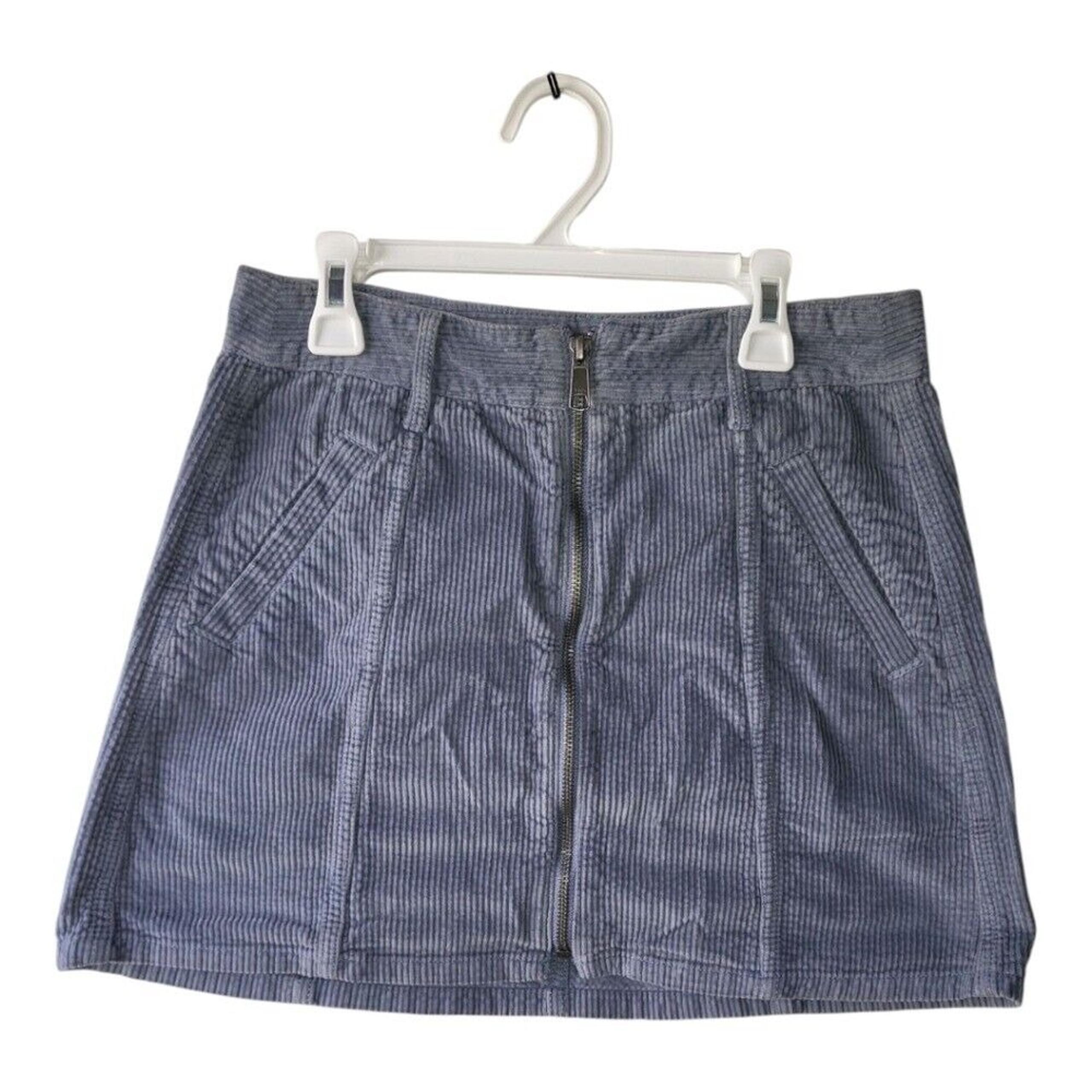 American Eagle High Rise A-line Corduroy Mini Skirt Size 4