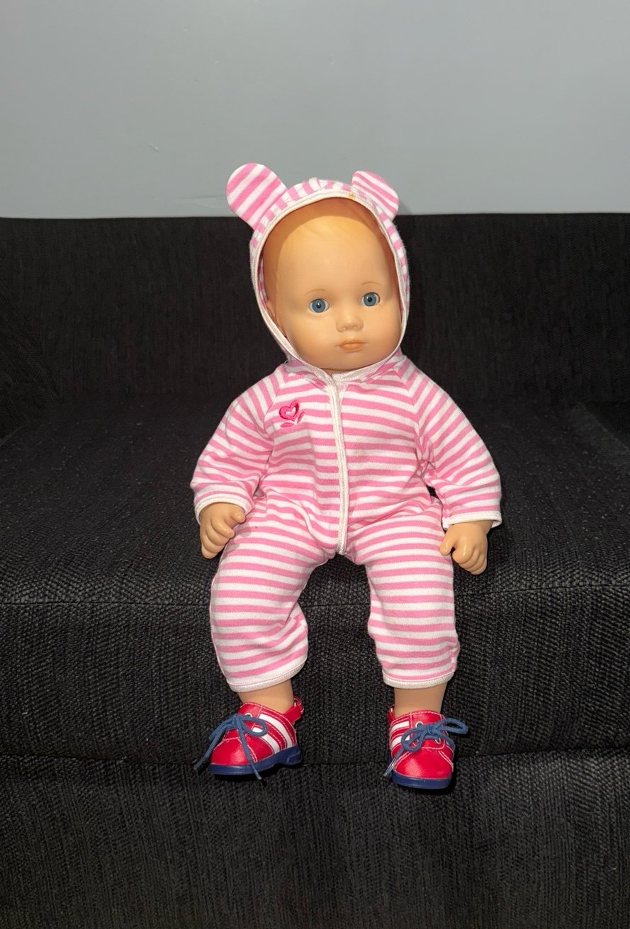 American Girl - Bitty Baby Girl Includes Clothes & Diaper Bag Lot Bundle