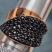 Designer LOVE MORE Rosegold Spinel Sterling Ring. Size 9.5