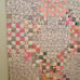 Handmade Irish chain quilt