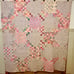 Handmade Irish chain quilt