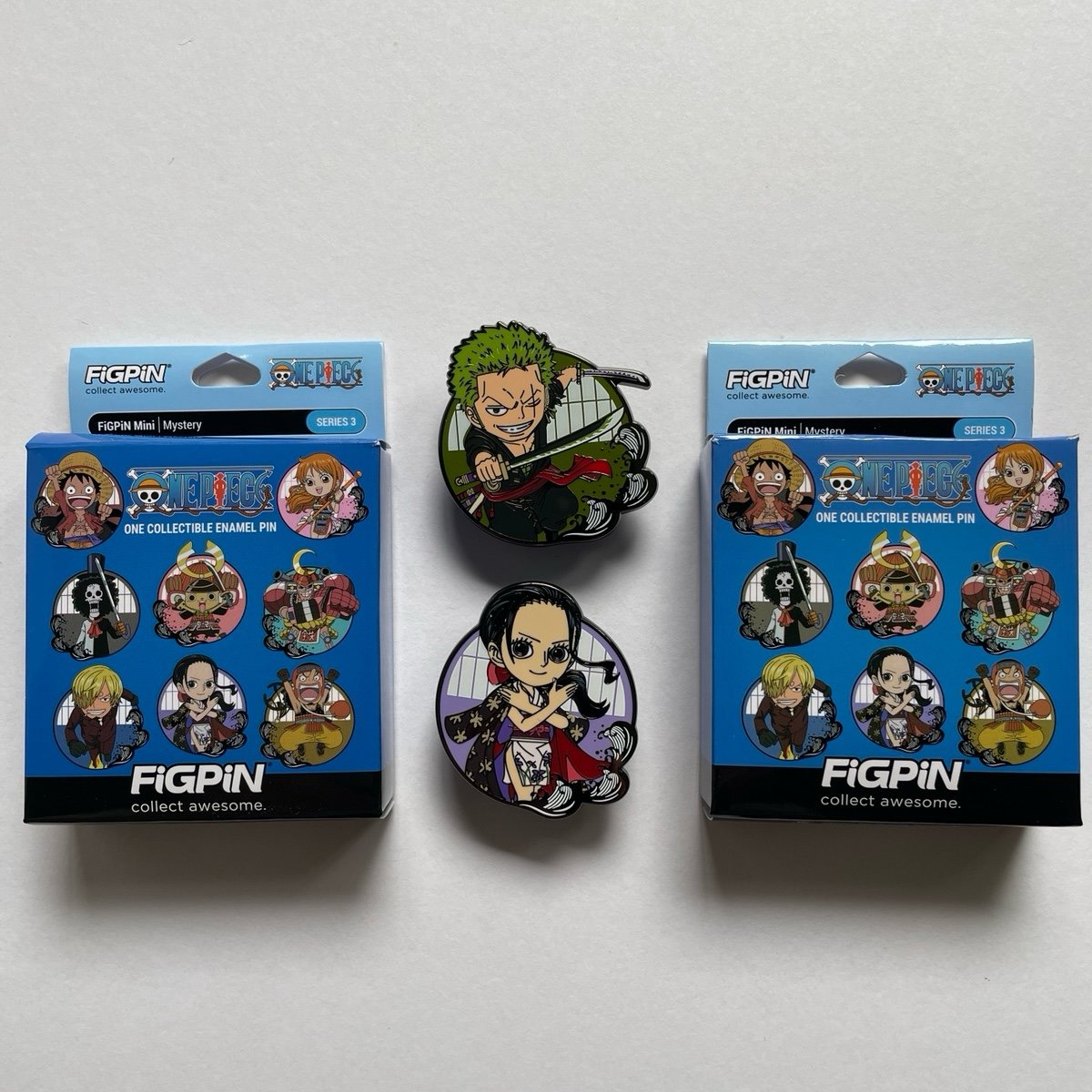 Lot of 2 Figpin One Piece Series 3 Mystery Minis