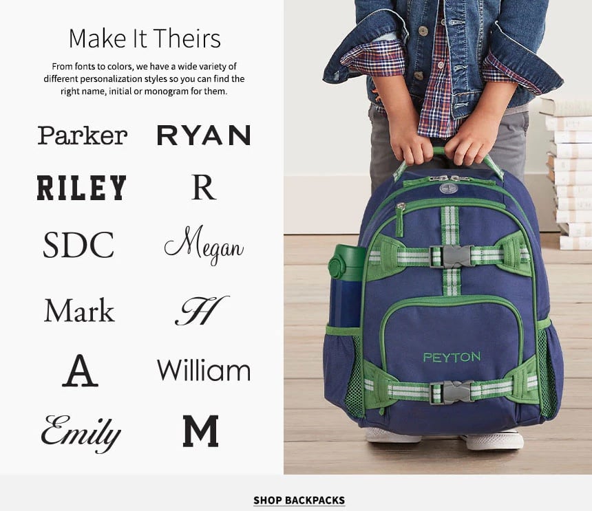 Pottery Barn Kids Backpack