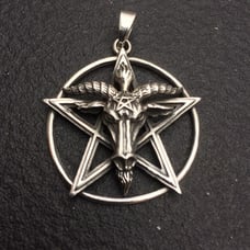 Pentagram Sterling Silver Pendant