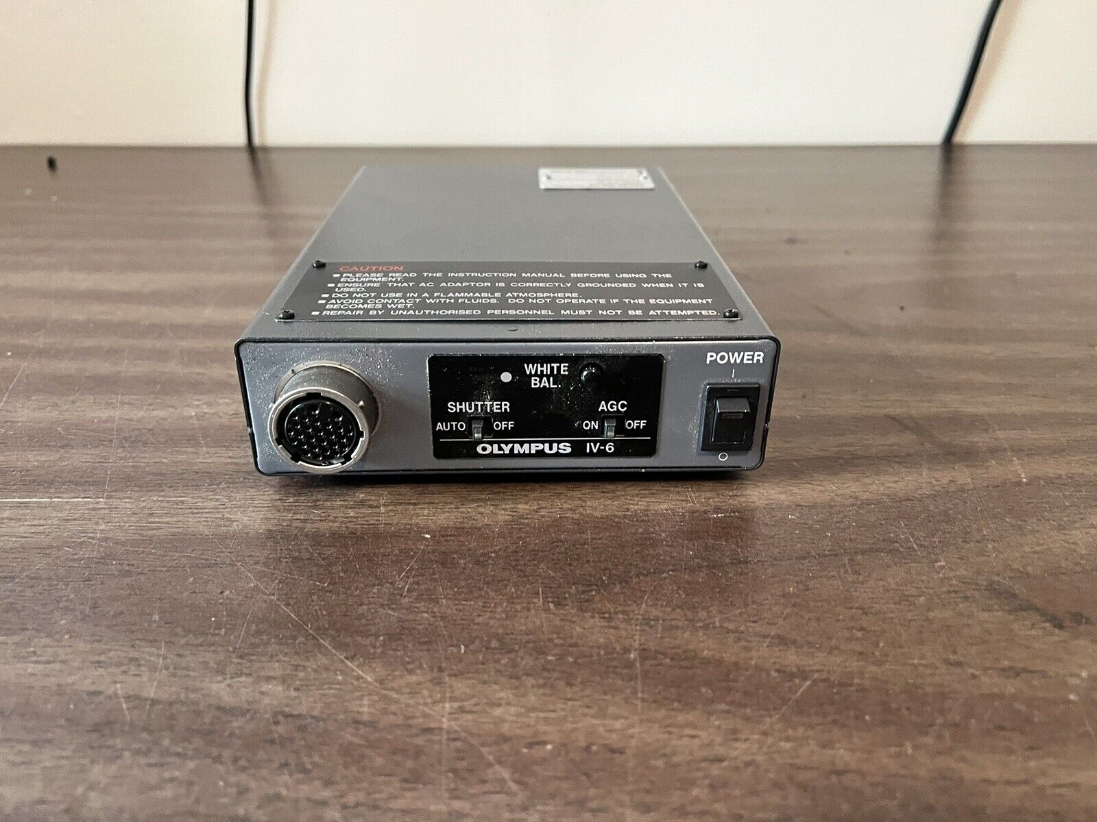 Olympus Model IV-6 Control Unit for Industrial VideoImageScop e: NTSC, 12VDC, 8W