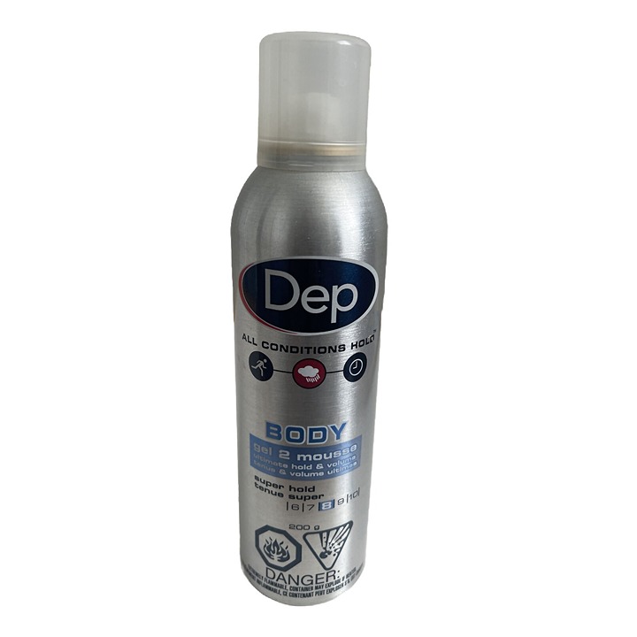DEP All Conditioning Hold Gel 2 Mousse Super Hold & Volume.