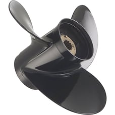 Quicksilver Black Diamond QU3150R 3-Blade Aluminum Propeller 9 Dia x 10 Pitch