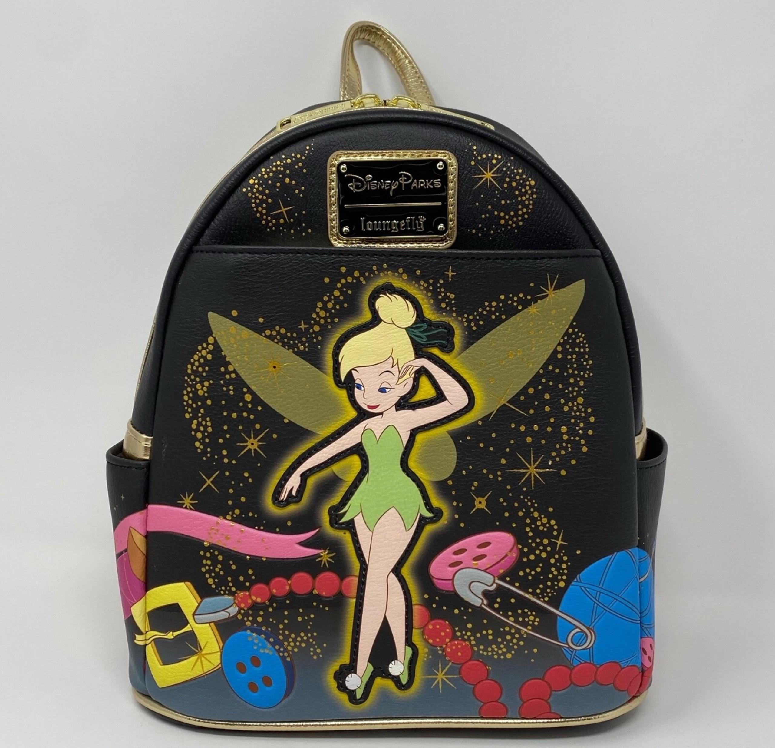 NWT Disney Loungefly Light-Up Tinker Bell Mini Backpack