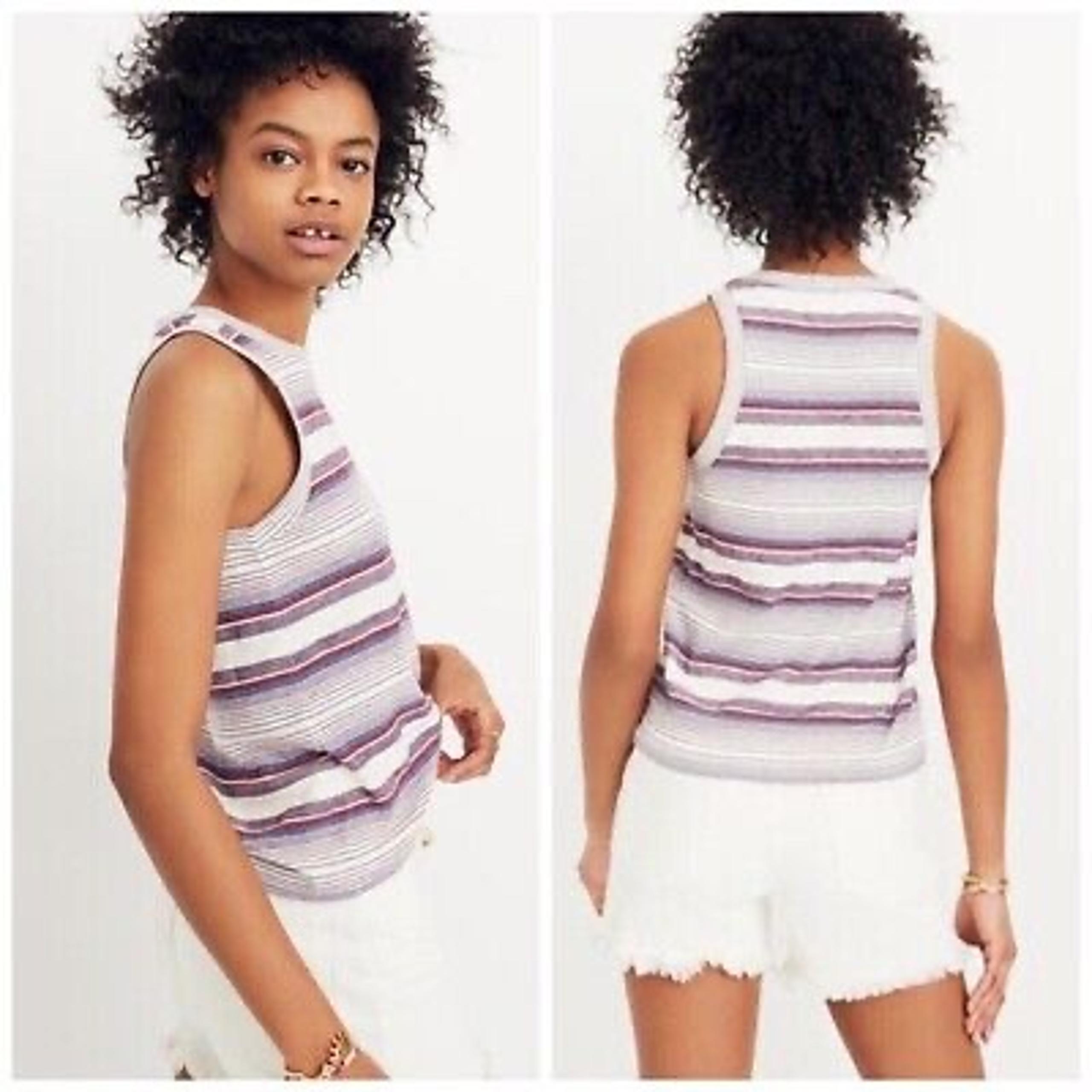 Madewell Women’s Carita Tank Top Shirt Blouse Shell Sz M