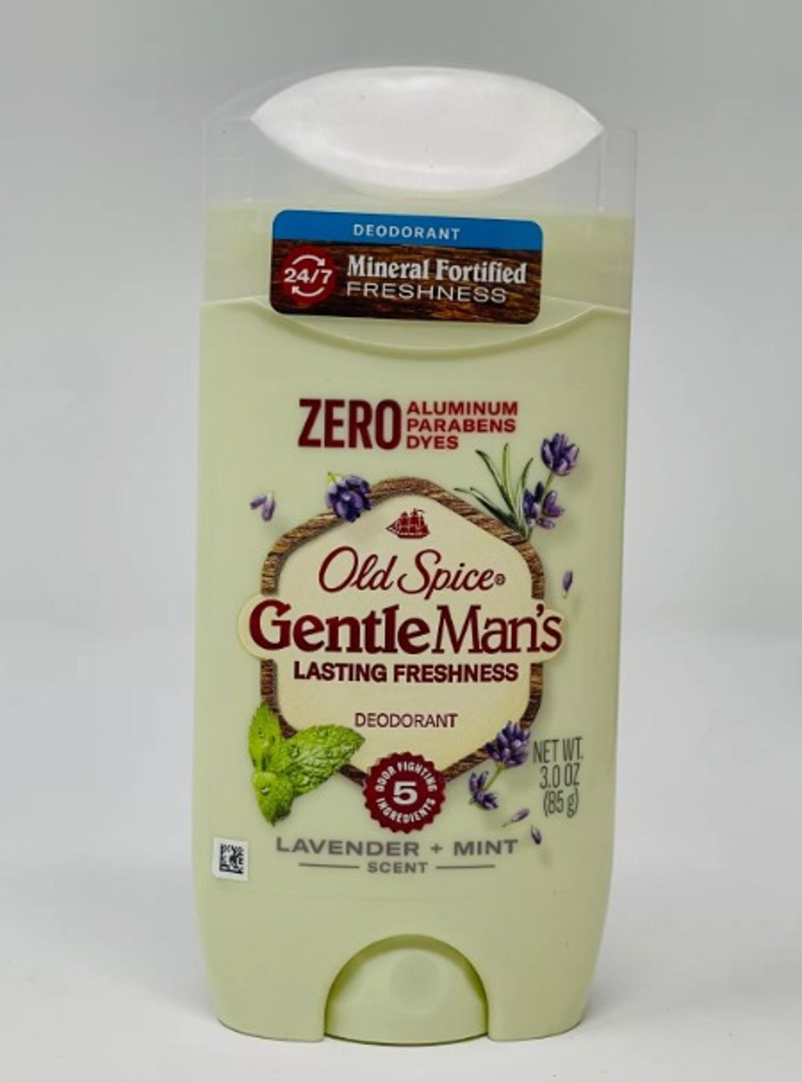 Old Spice GentleMan’s Lasting Freshness Lavender +Mint Deodorant 3.0 oz/ 85g