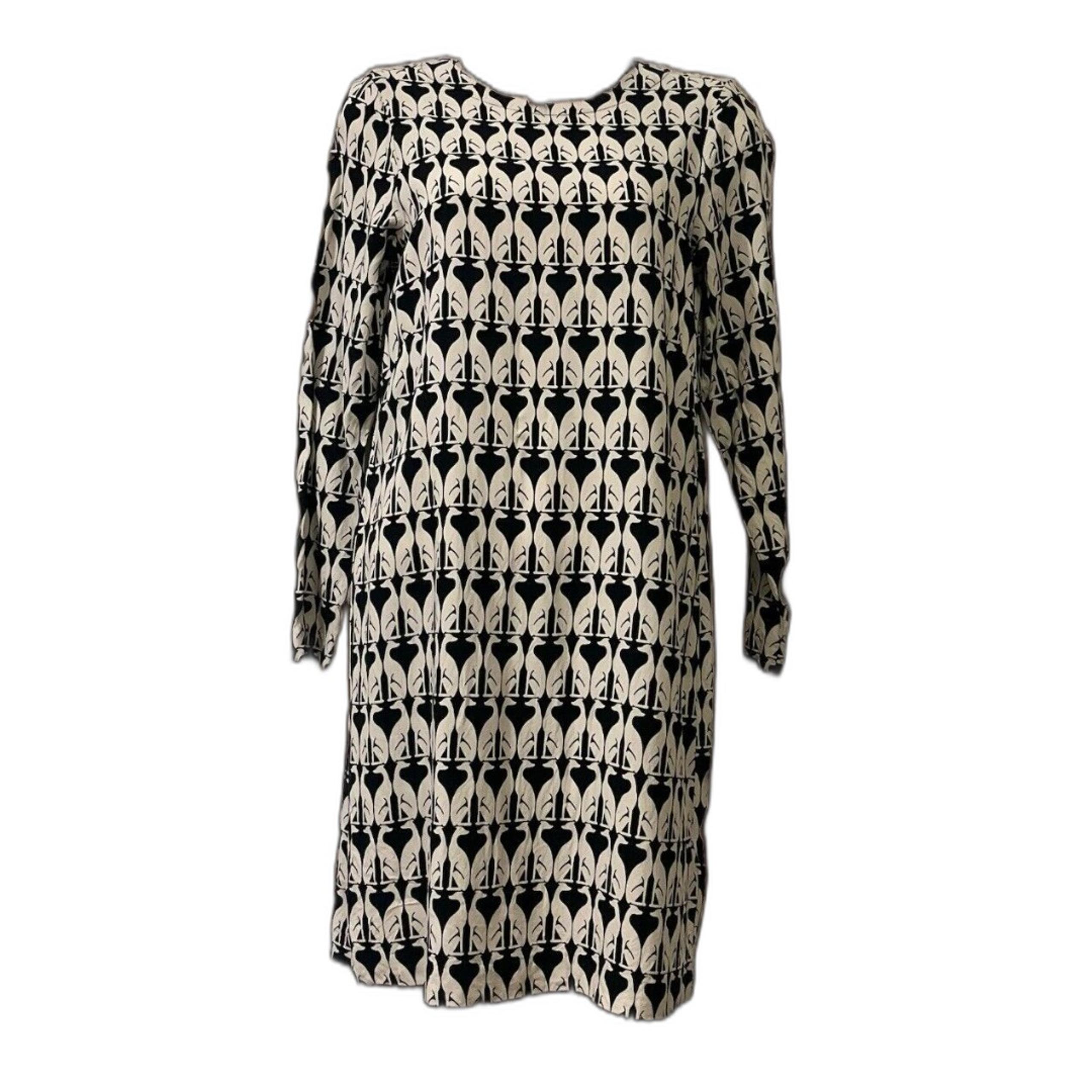 Greyhound Dog Novelty Pattern Sheath Open Back Dress Womens 4 Black Whimsigoth
