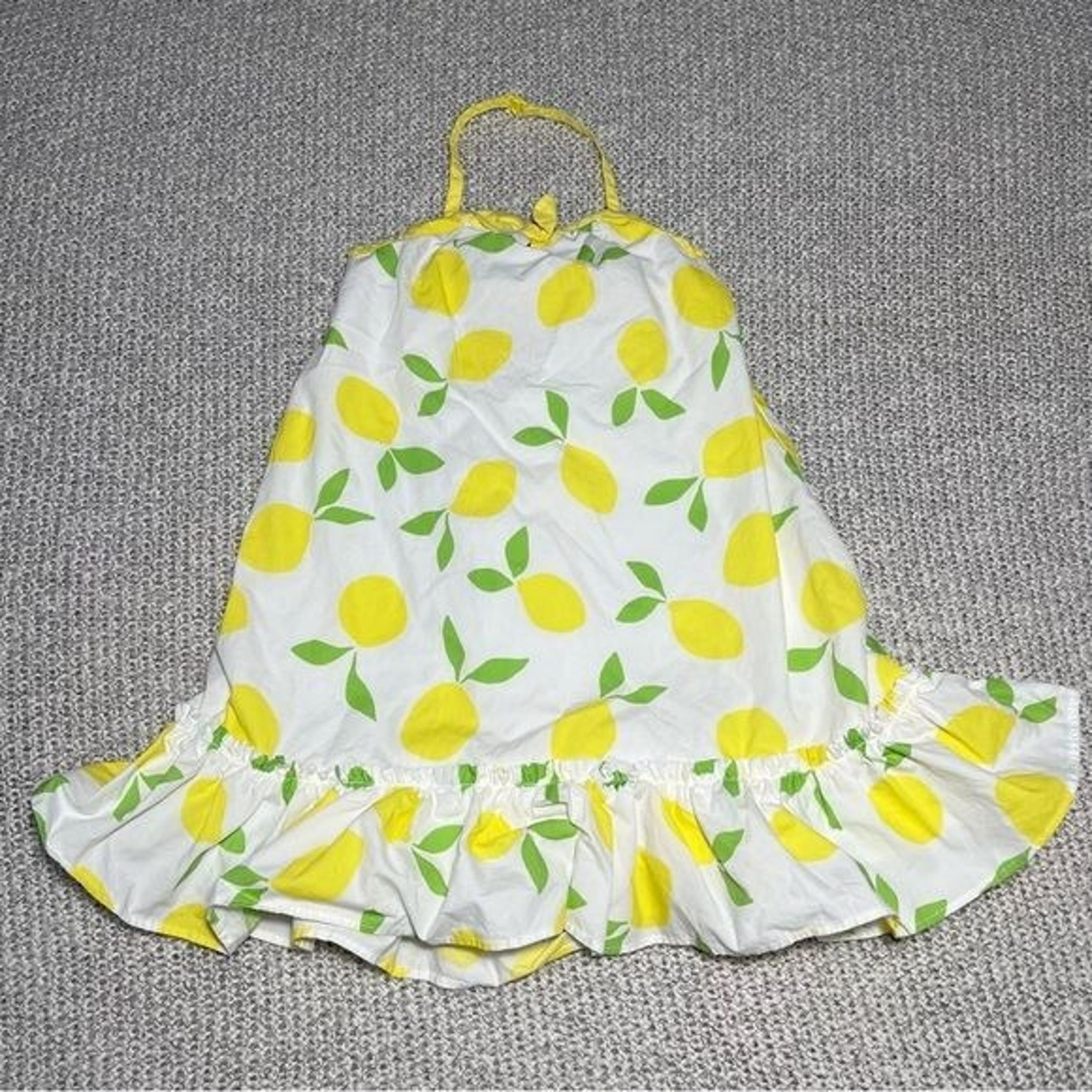 Gymboree Girls Toddler 5T Lemon Halter Top Dress
