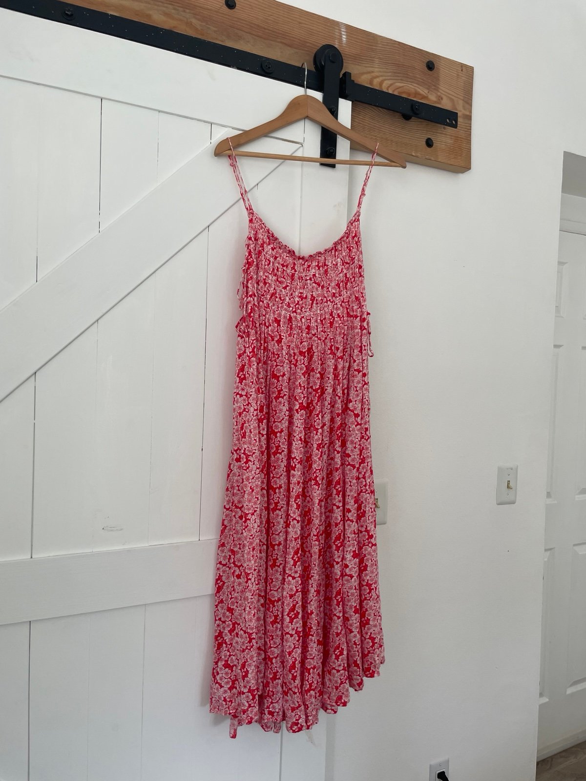 Sunday Saint Tropez Red Floral Dress