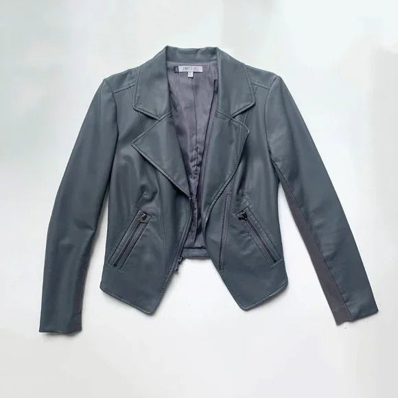 Jennifer Lopez Grey Motorcycle Jacket